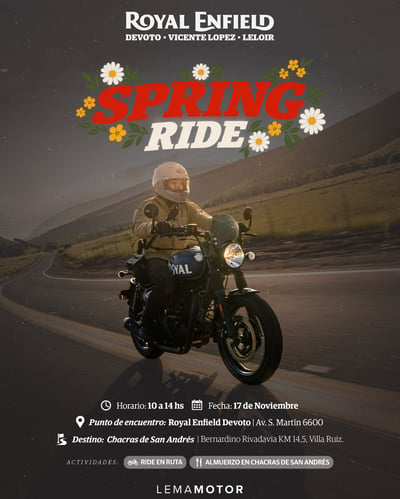 Spring Ride | El sábado 07 de Noviembre salimos a Rodar