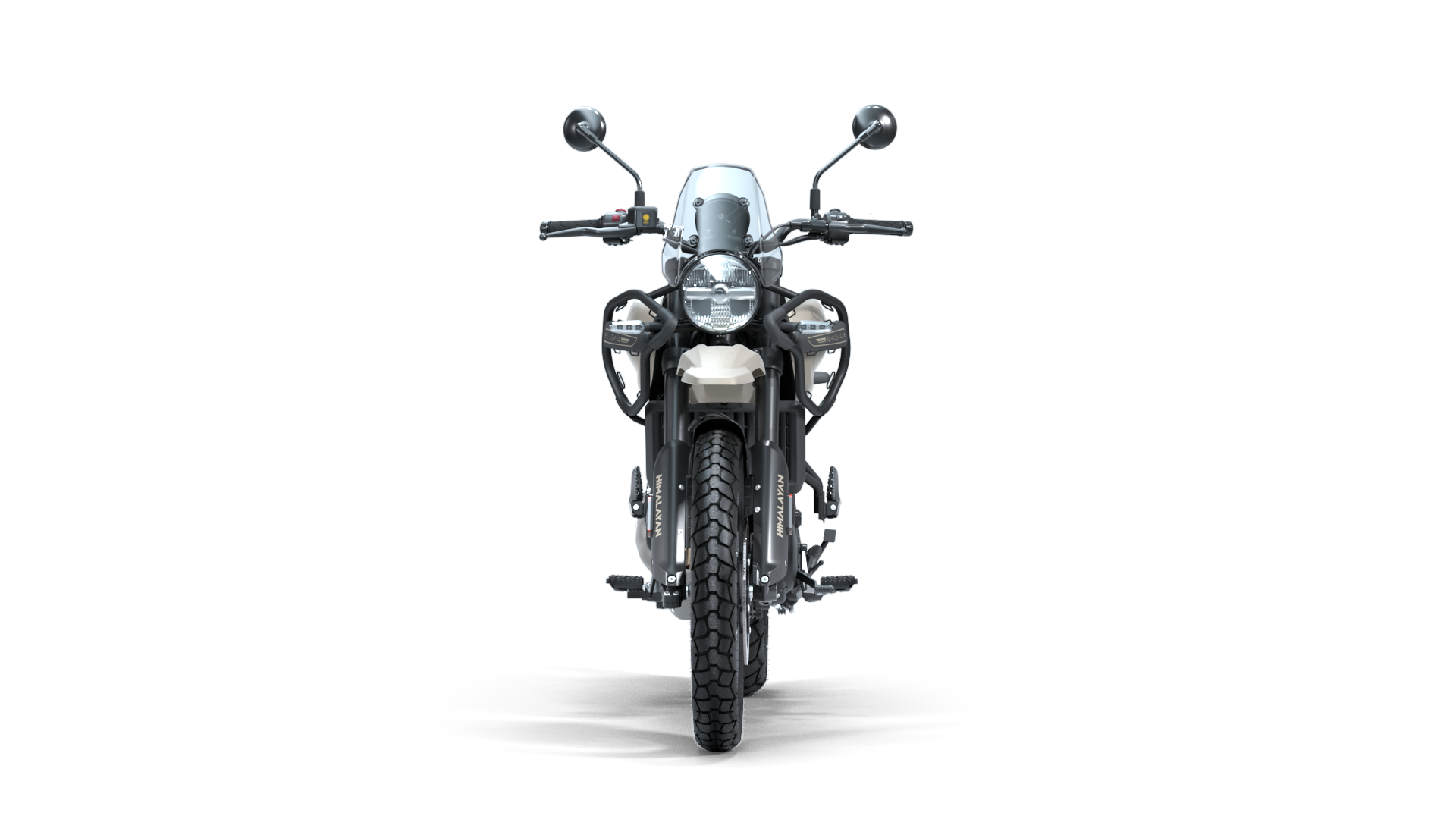 Copia de All-new Himalayan - Base Variant - Kaza Brown - Front View