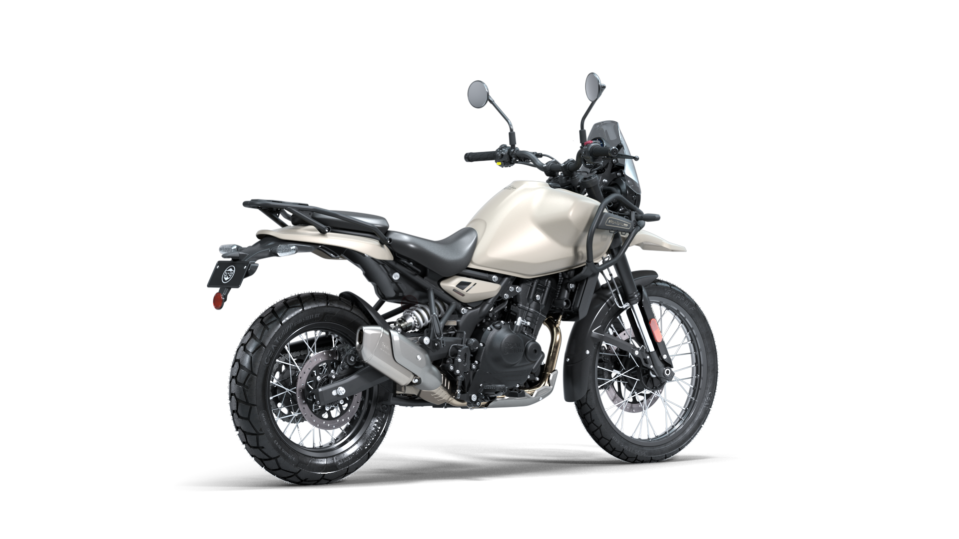 Copia de All-new Himalayan - Base Variant - Kaza Brown - Rear 3_4 Right View