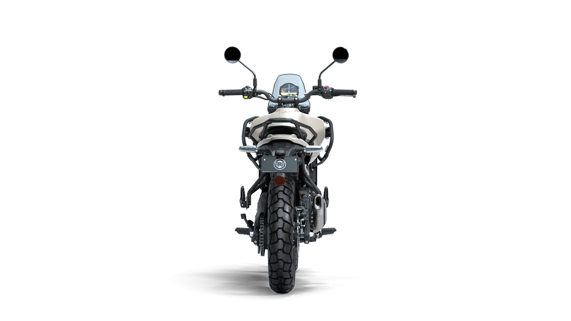 Copia de All-new Himalayan - Base Variant - Kaza Brown - Rear View