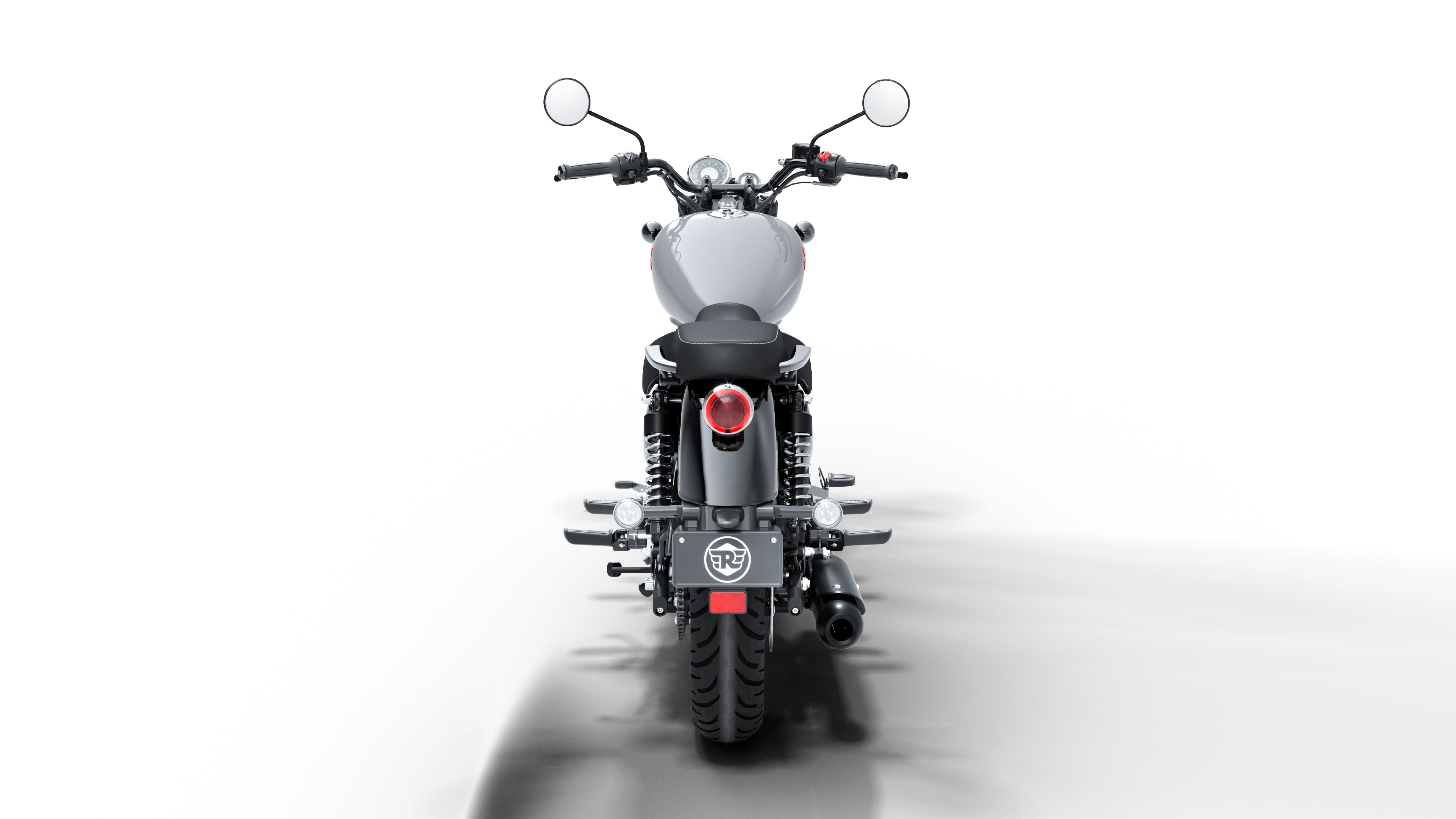 Copy of Meteor 350_Fireball Grey_Rear